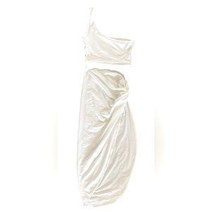 BOHO swim dress set bra top and skirt cover up size small bachelorette NWT